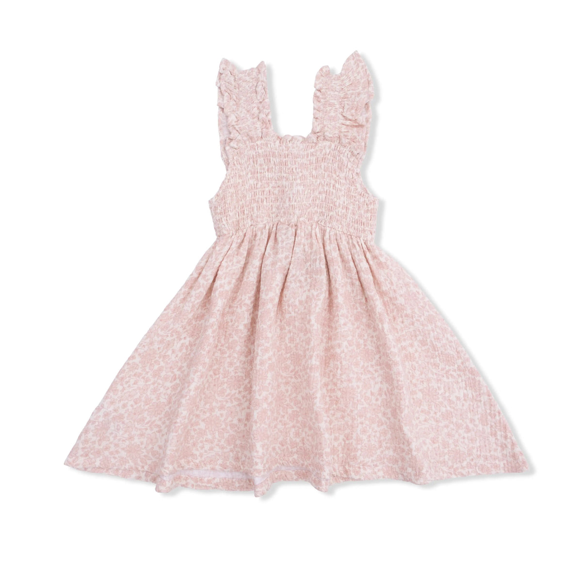 Angel Dear Harper Floral - Smocked Sundress with Bloomer - 