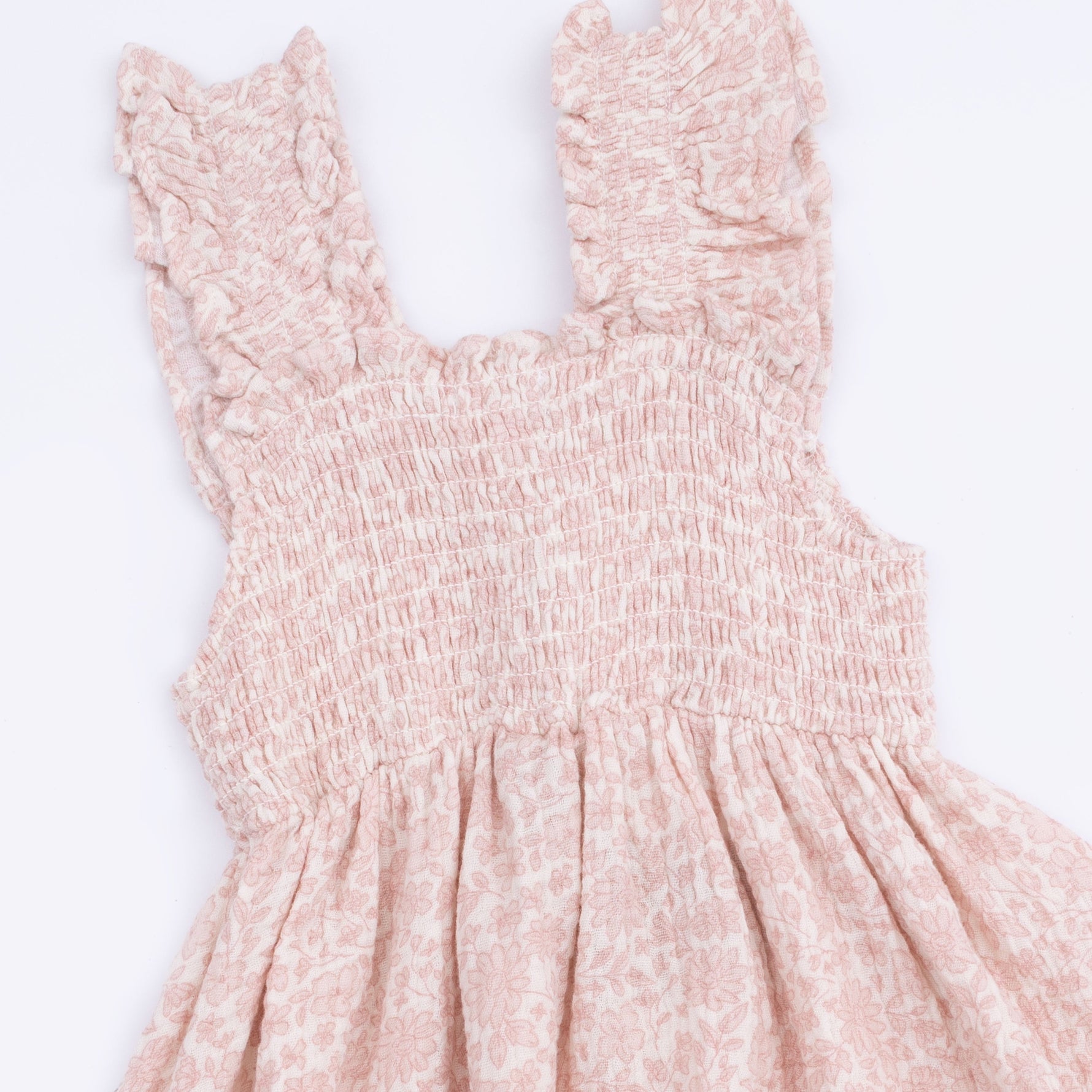 Angel Dear Harper Floral - Smocked Sundress with BloomerEveretts Place