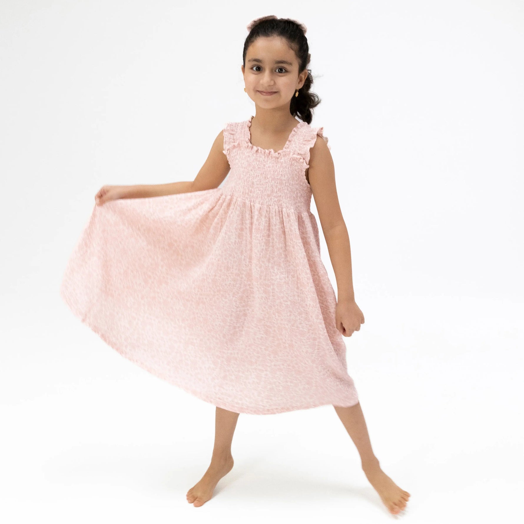 Angel Dear Harper Floral - Smocked Sundress with Bloomer - 