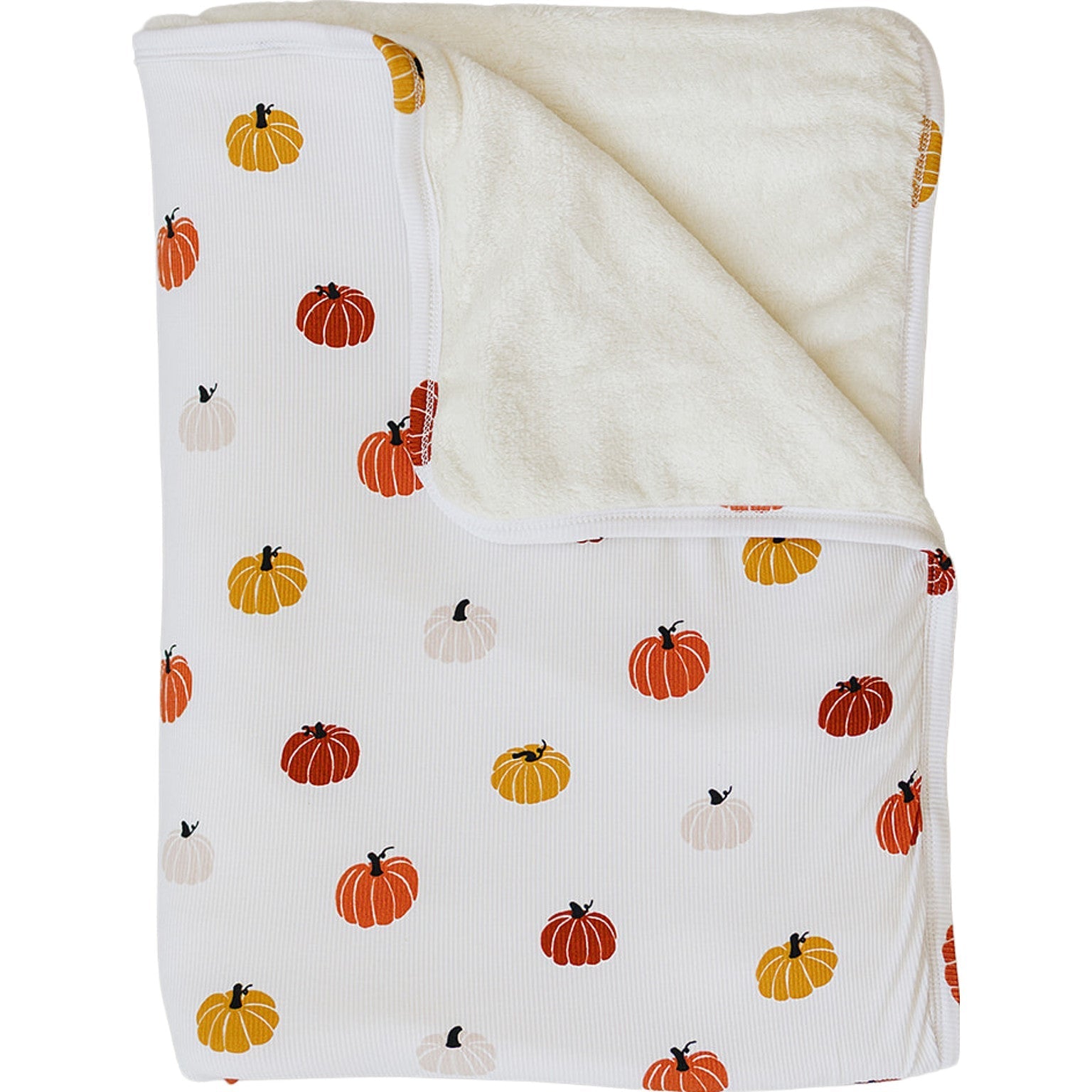 Mebie Baby Harvest Bamboo Fleece Quilt For Baby Halloween Print Cozy Dual Side - 