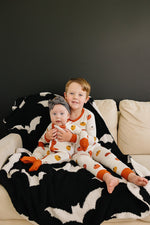 Mebie Baby Harvest Bamboo Zipper Sleepwear For Babies Pumpkin Print 0 - 18 Months Mebie Baby - 