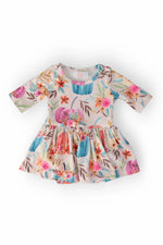 Mila & Rose ® Harvest Blooms 3/4 Sleeve Twirl Bodysuit - 