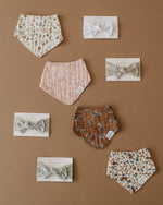 Mebie Baby Harvest Floral Muslin Bib - 