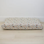 Mebie Baby Harvest Floral Muslin Changing Pad Cover - 