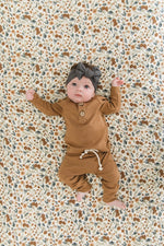 Mebie Baby Harvest Floral Muslin Crib Sheet Mebie Baby 52 x 28 - 