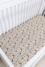 Mebie Baby Harvest Floral Muslin Crib Sheet Mebie Baby 52 x 28 - 