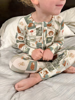 Little Joy Co. Harvest Hedgehogs Bamboo Zippy Pajamas - 