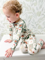 Little Joy Co. Harvest Hedgehogs Bamboo Zippy Pajamas - 