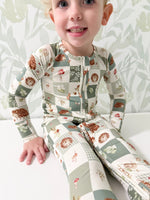 Little Joy Co. Harvest Hedgehogs Bamboo Zippy Pajamas - 