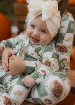 Little Joy Co. Harvest Hedgehogs Bamboo Zippy Pajamas - 