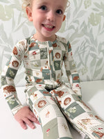 Little Joy Co. Harvest Hedgehogs Bamboo Zippy Pajamas - 