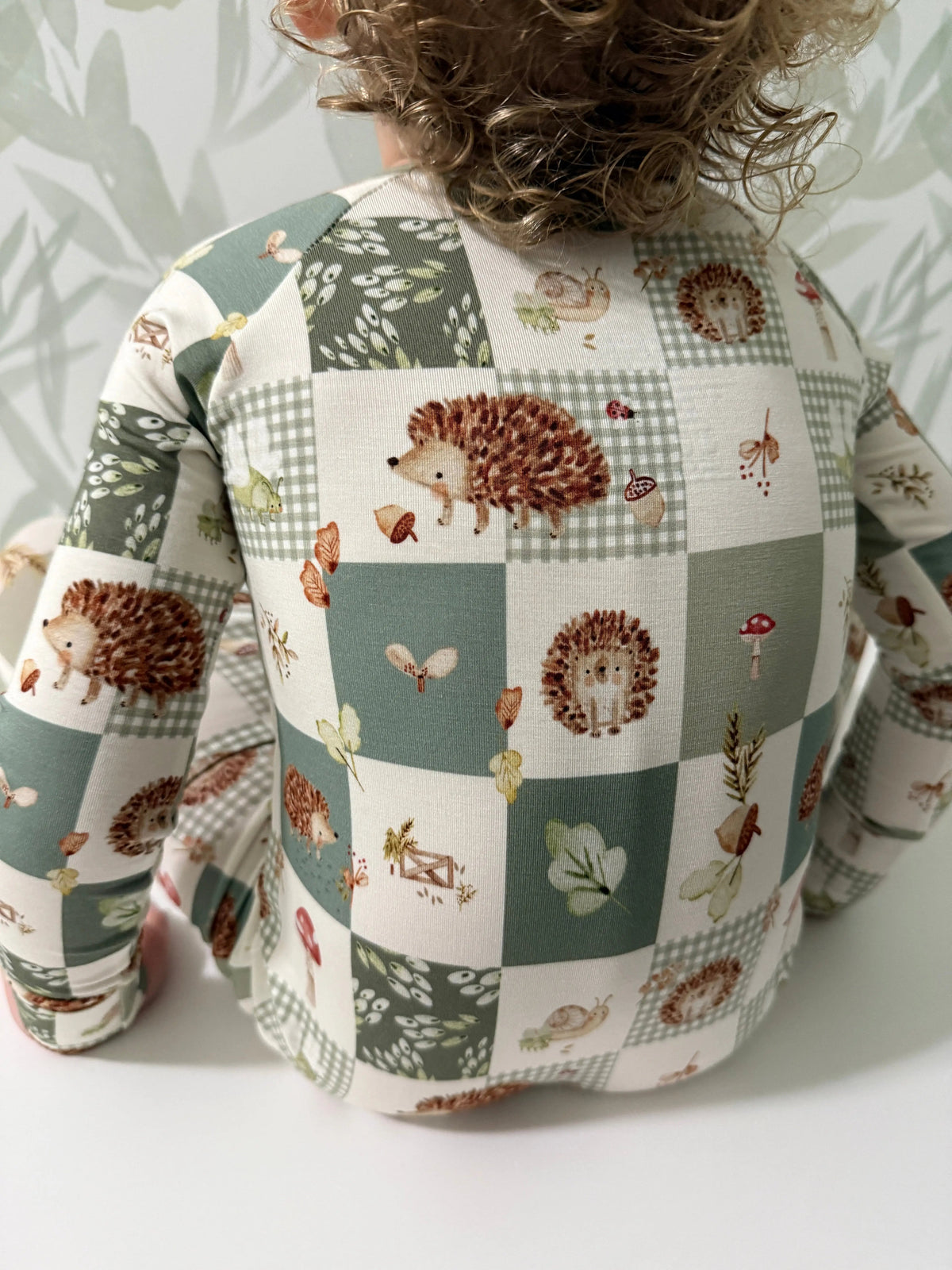 Little Joy Co. Harvest Hedgehogs Bamboo Zippy Pajamas - 