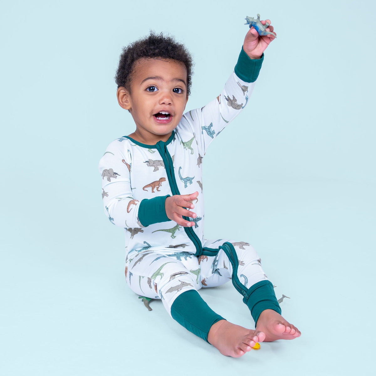LollyBanks Have A T - rexcellent Day Zipper One Piece Pajama