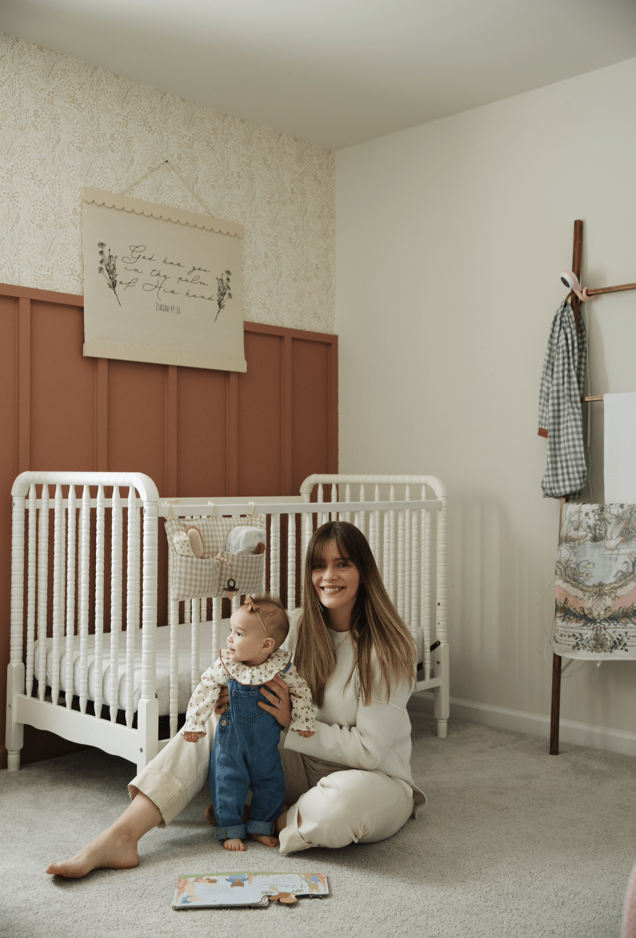 Little Mae & Co Haven Baby Crib Diaper Caddy Storage Organizer Nursery RoomEveretts Place
