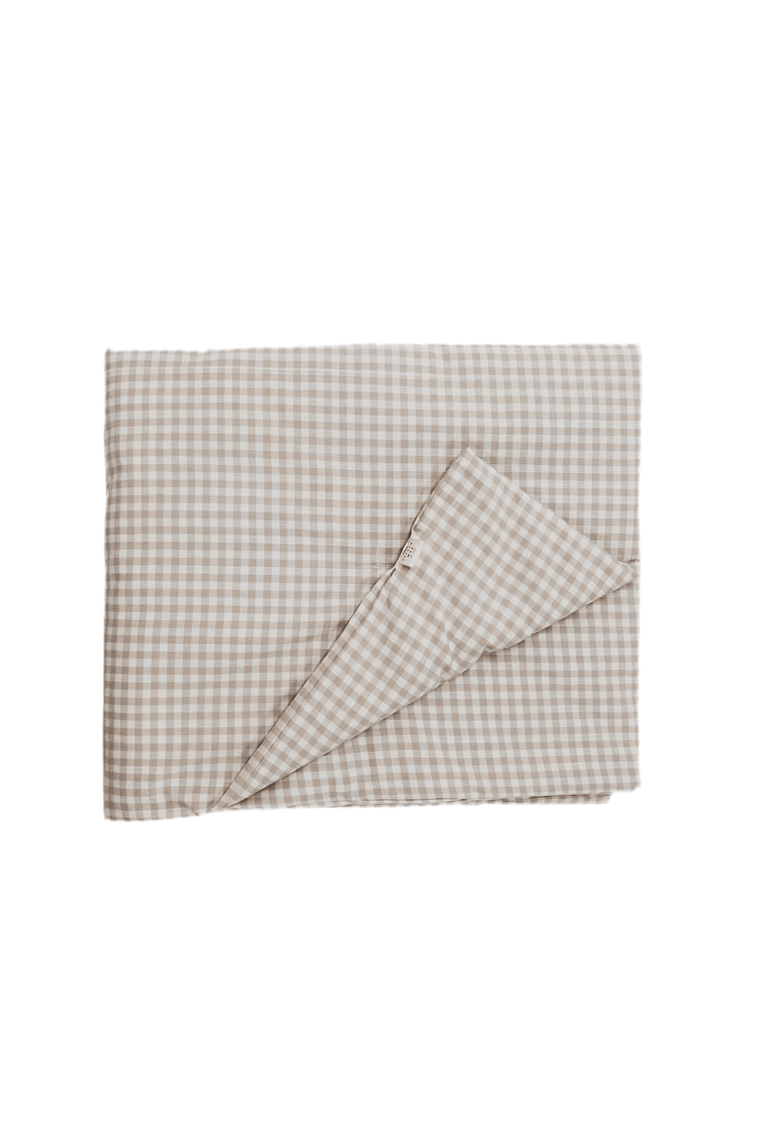 Little Mae & Co Haven Beige Gingham Crib Quilted BlanketEveretts Place