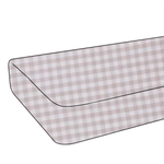 Haven Crib Sheet Gingham Print Cotton Knit 52x28 Inches - Everetts Place Boutique - 