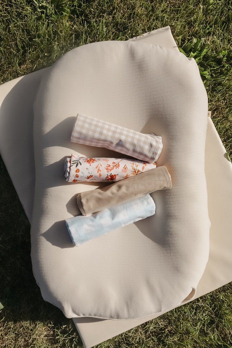 Little Mae & Co Haven Gingham Baby Blanket Soft Cotton Comfort For Sleep - Everetts Place Boutique - 