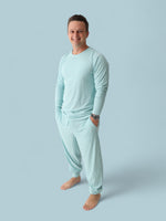 DREAM BIG LITTLE CO HAZY BLUE RIB DREAM MEN'S TOPEveretts Place