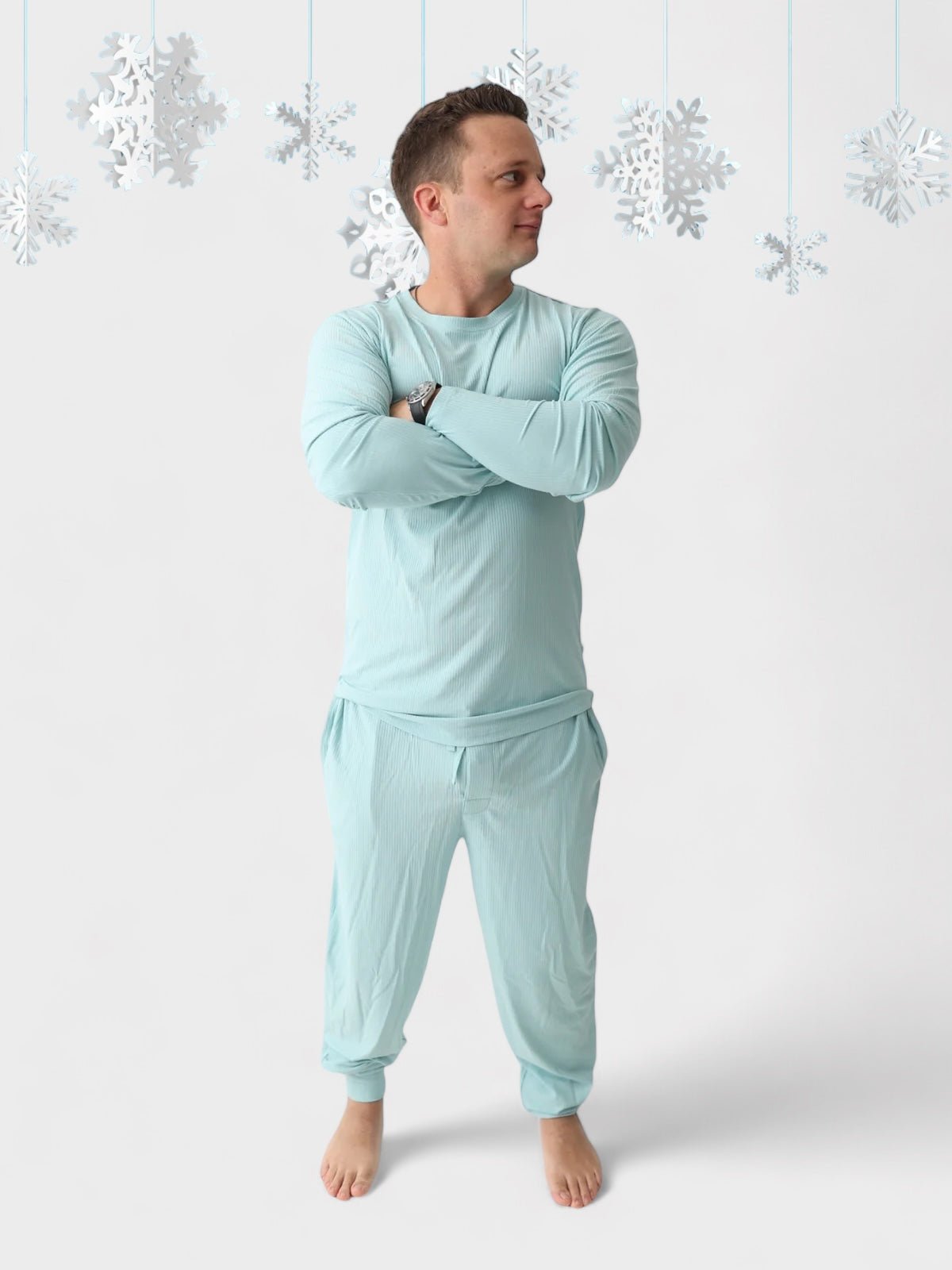 DREAM BIG LITTLE CO HAZY BLUE RIB MEN'S DREAM JOGGER PANTEveretts Place