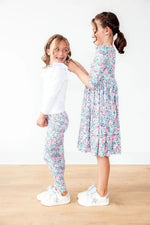 Mila & Rose ® Head in the Clouds 3/4 Sleeve Pocket Twirl Dress - 