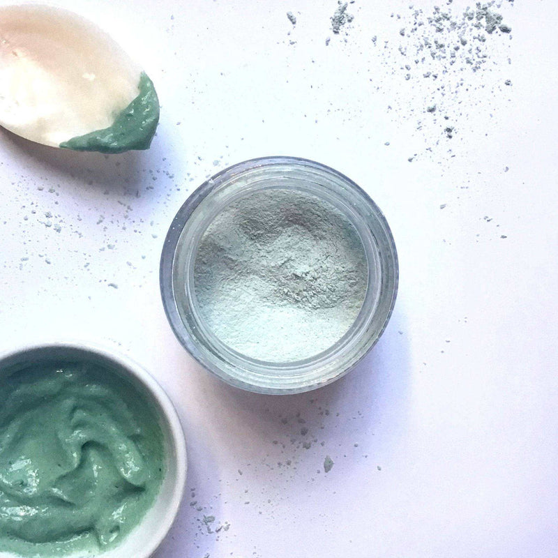 Heal and Restore French Green Clay Mask deeply cleanses and revitalizes skin. It can also be used for detoxifying body wraps, soap making, and more. Made from natural Everetts Place: Online Boutique 