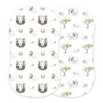 Newcastle Classics Hear Me Roar Bamboo Changing Pad Cover with Soft Comfort for Infants - 