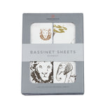 Newcastle Classics Hear Me Roar Bamboo Changing Pad Cover with Soft Comfort for Infants - Baby & Toddler > Diapering > Changing Mat & Tray Covers > Diaper Changing Pad Covers Bamboo Bassinet Sheet