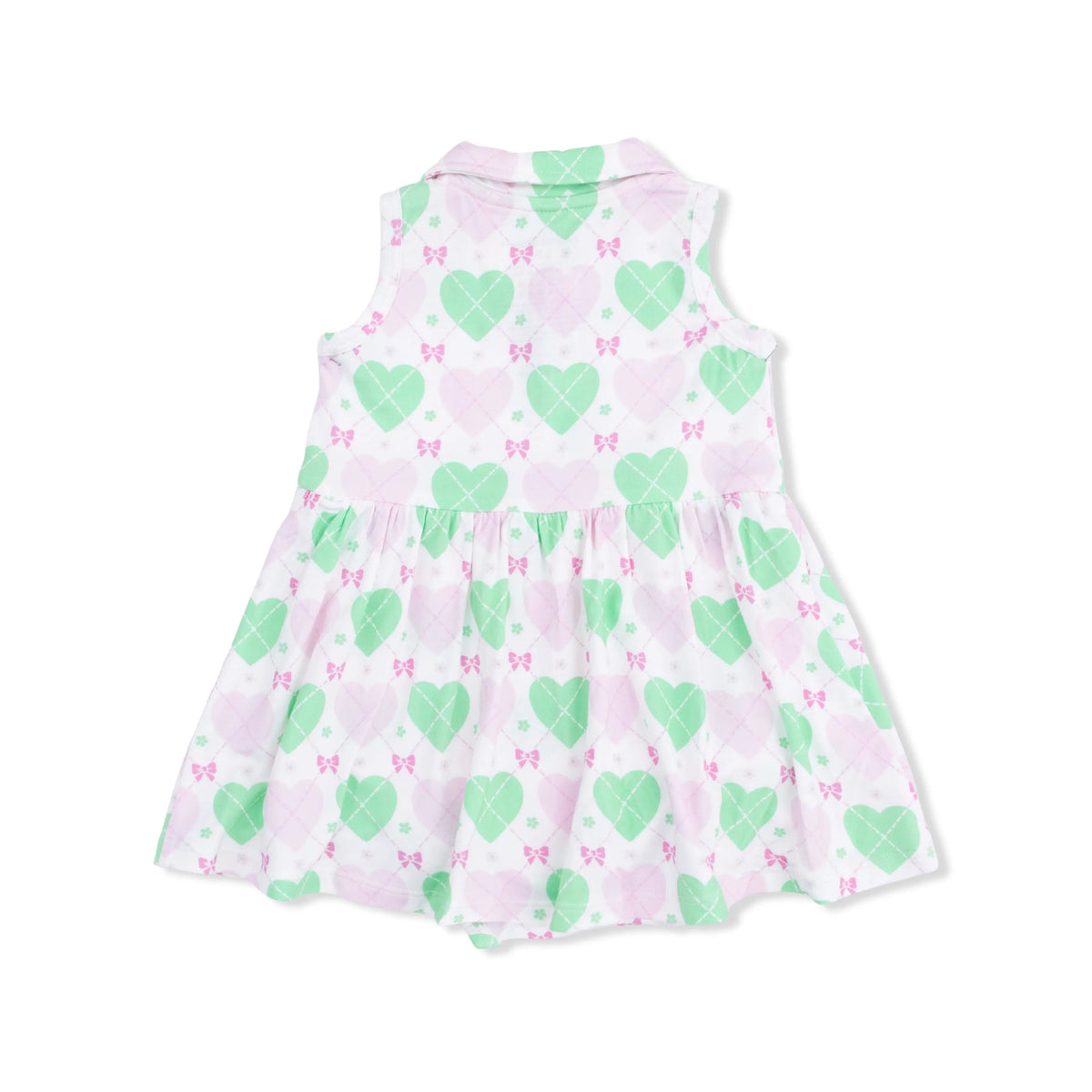 Angel Dear Heart Argyle - Polo Tennis Dress - 