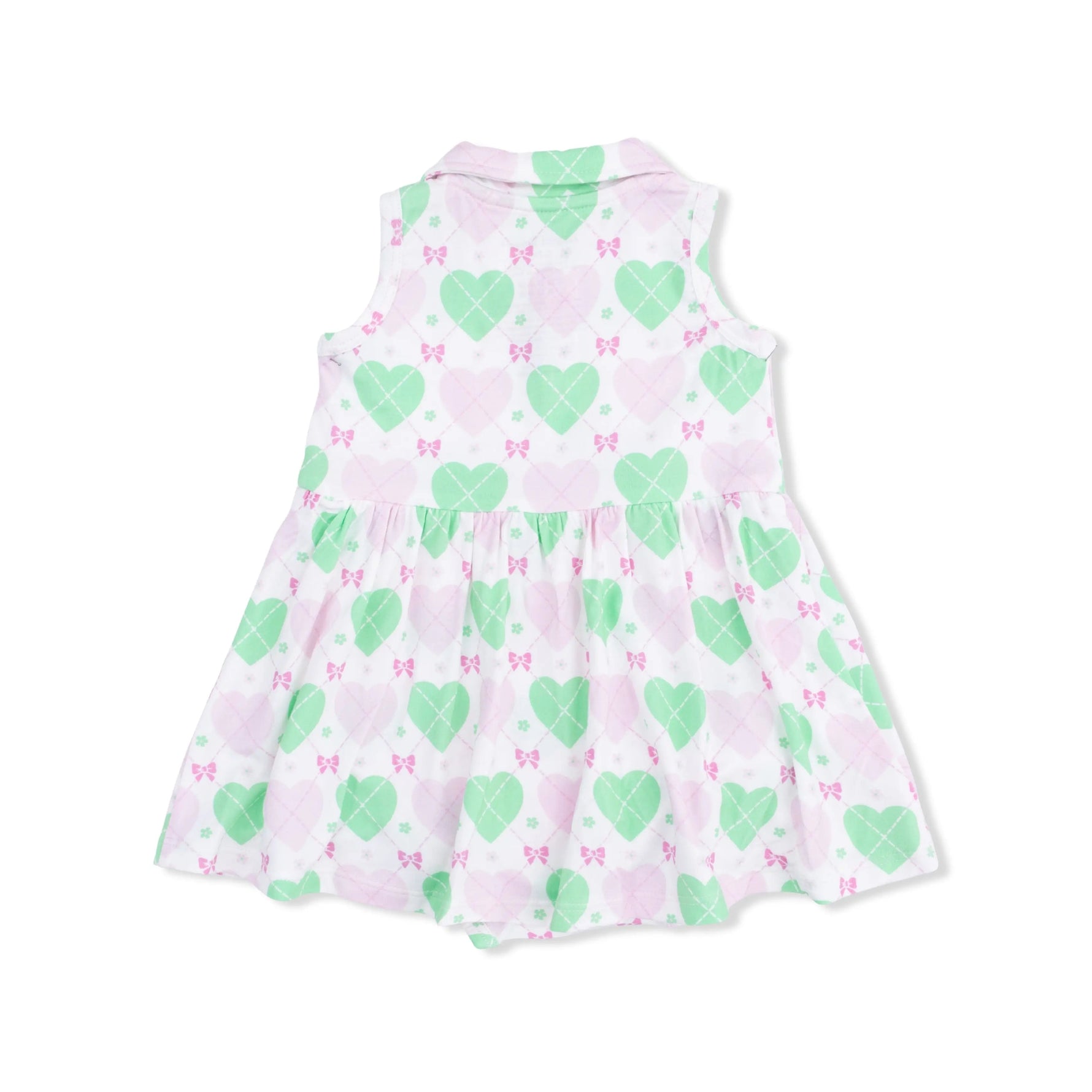 Angel Dear Heart Argyle - Polo Tennis Dress - 