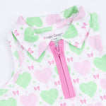 Angel Dear Heart Argyle - Polo Tennis Dress with Cartwheel Short - 