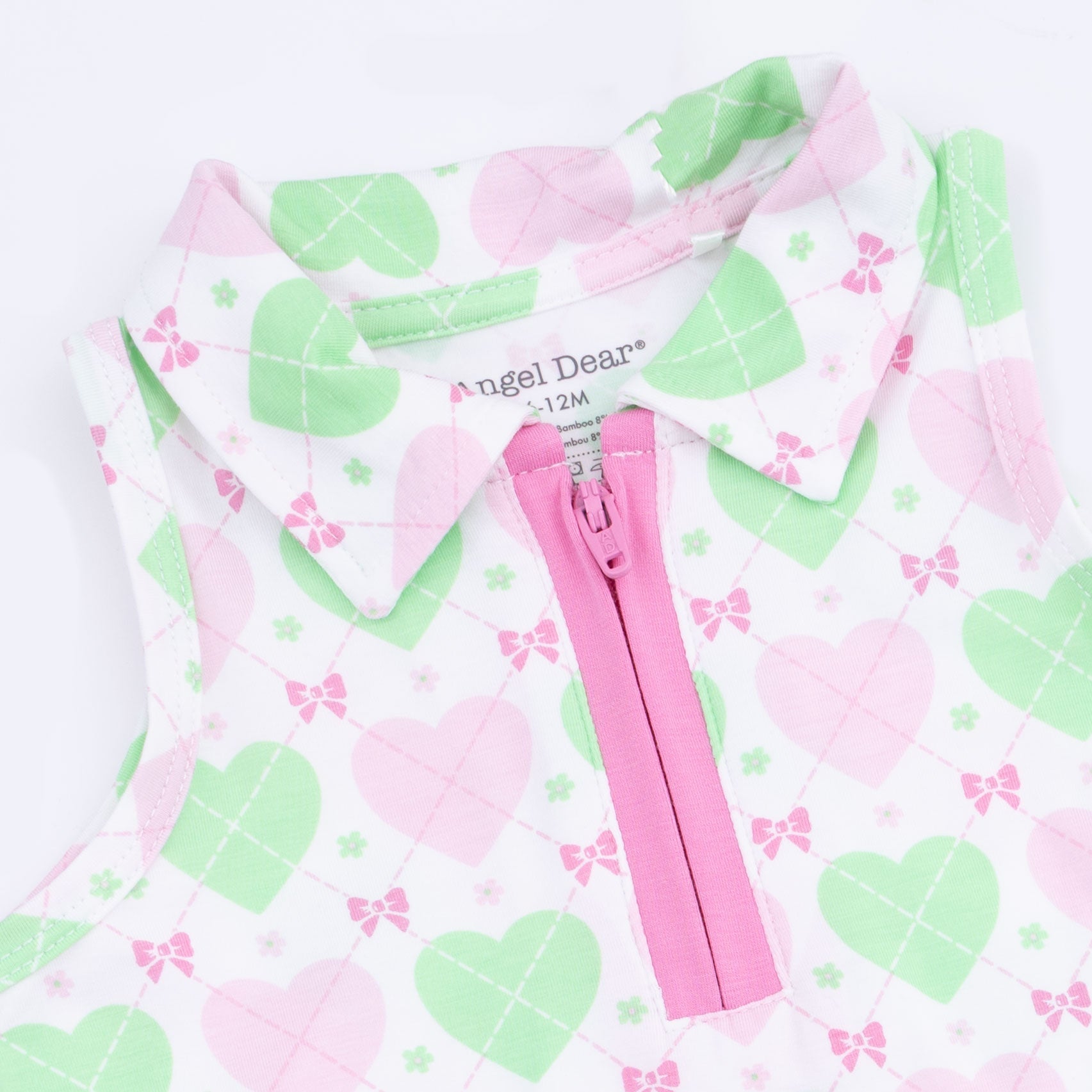 Angel Dear Heart Argyle - Polo Tennis Dress with Cartwheel Short - 