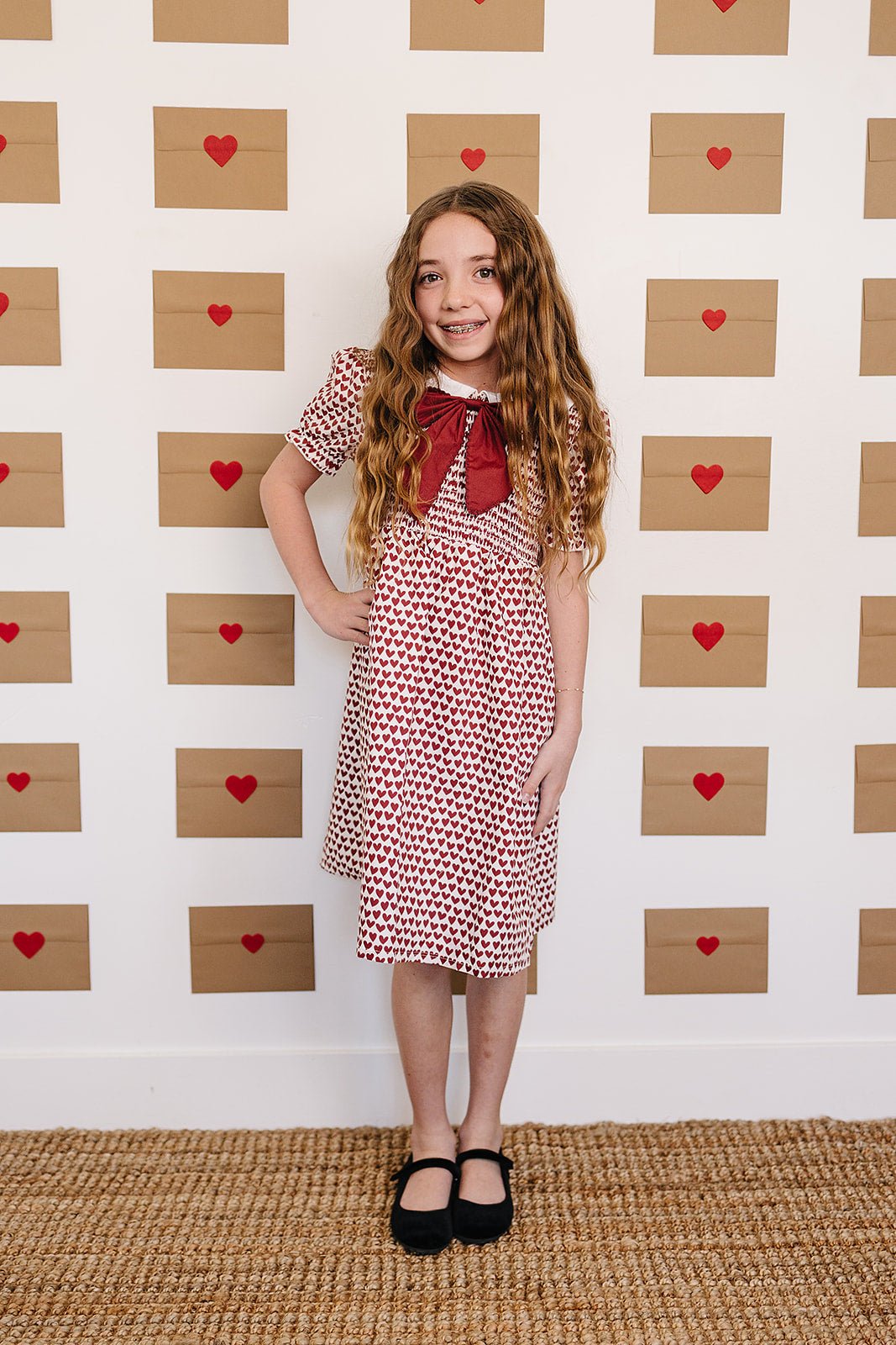 Mebie Baby Heart Bow Dress - 