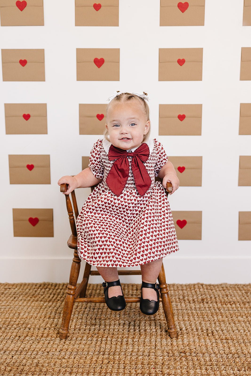 Mebie Baby Heart Bow Dress - 