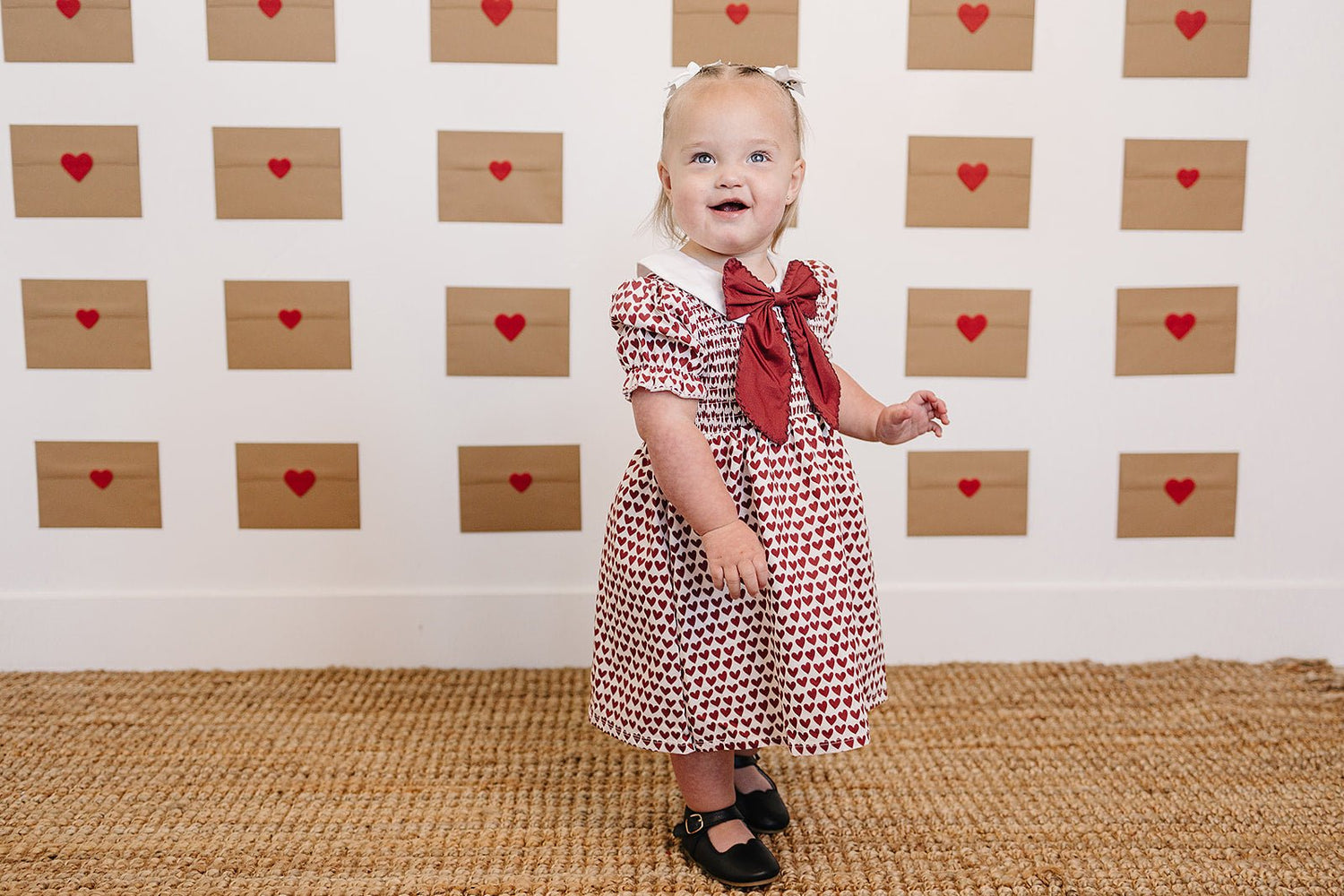 Mebie Baby Heart Bow Dress - 
