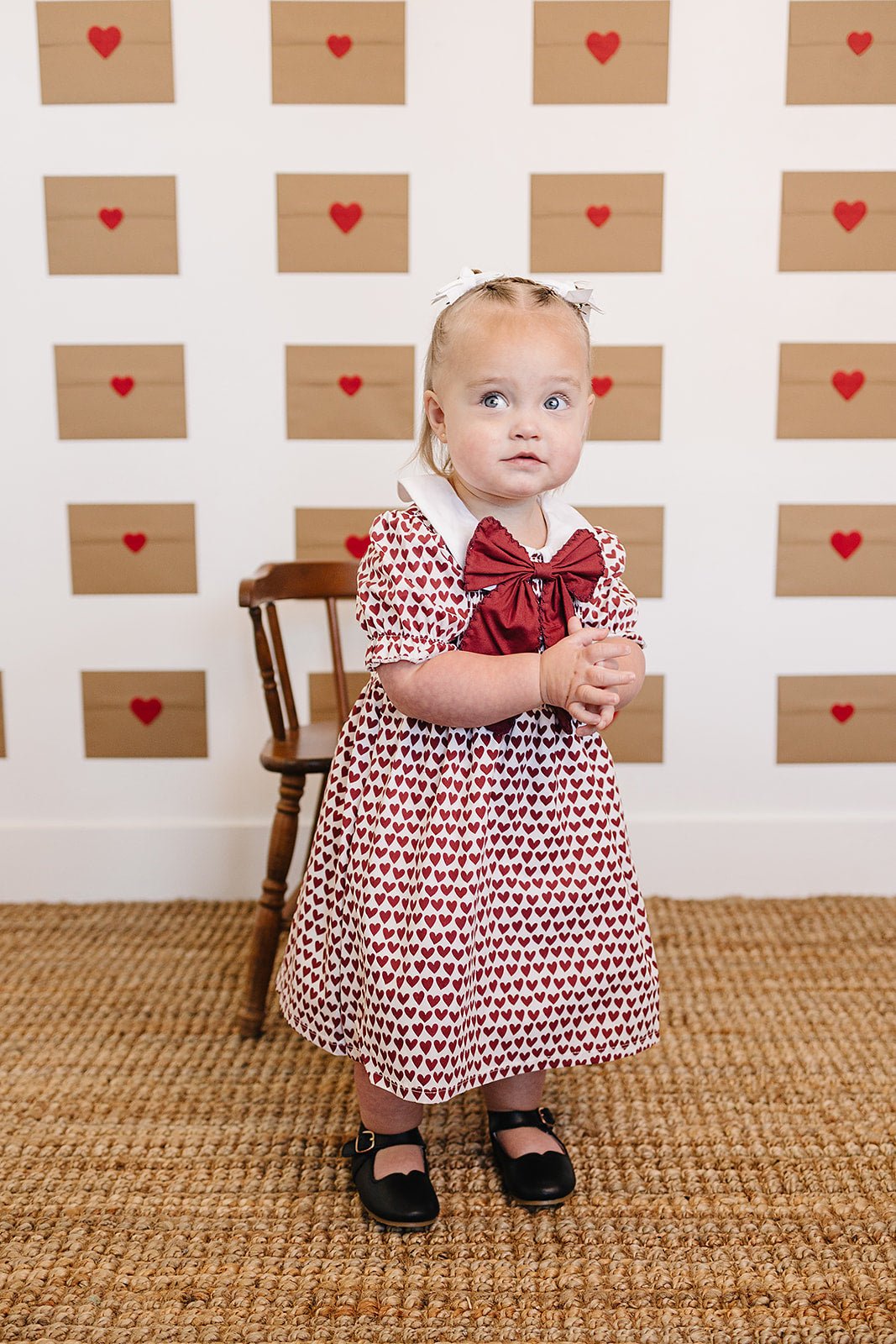 Mebie Baby Heart Bow Dress - 