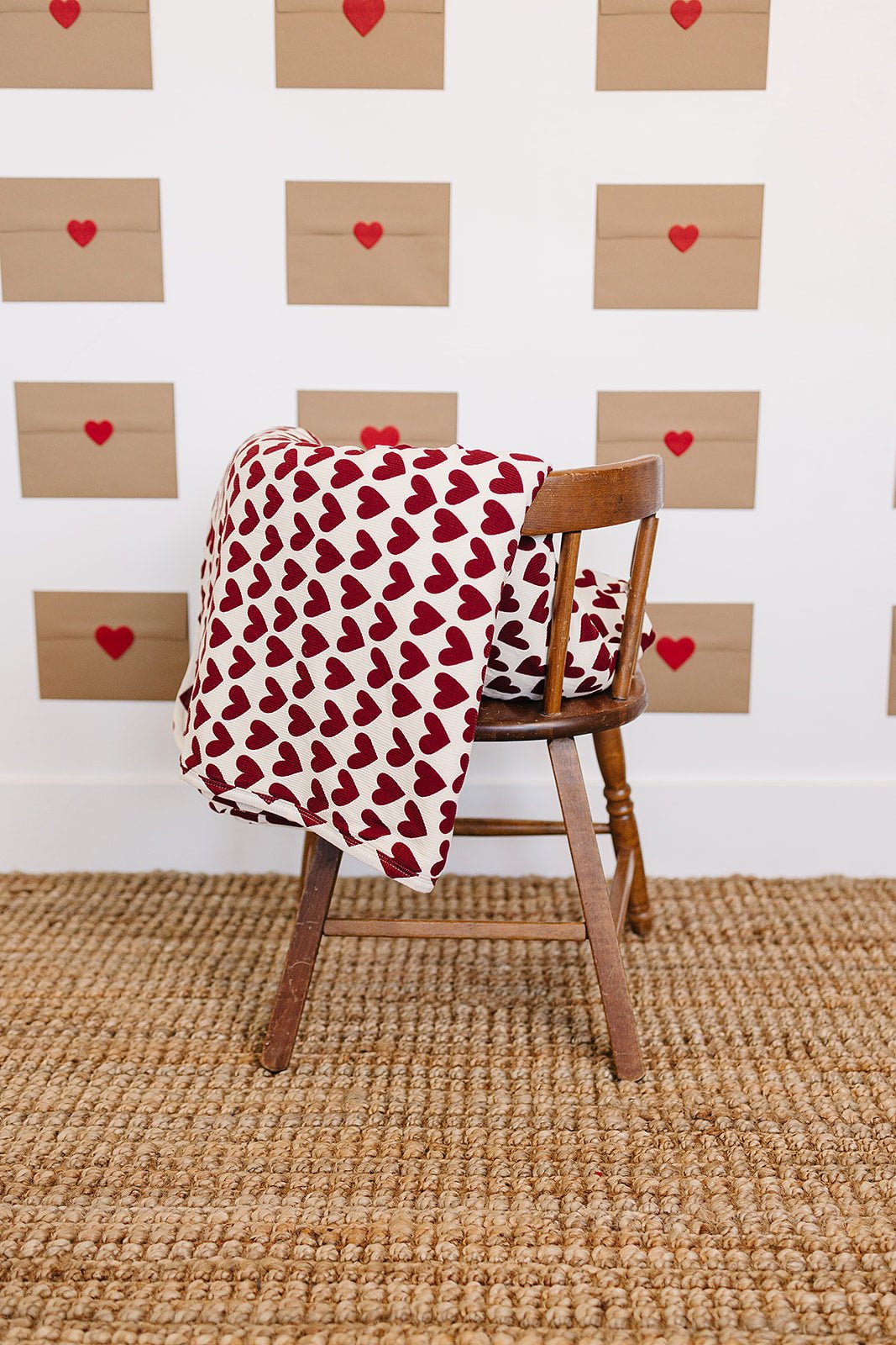 Mebie Baby Hearts Bamboo Fleece Baby Quilt With Hearts Print Mebie Baby - 