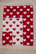 Mebie Baby Hearts Plush Blanket - 