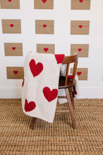 Mebie Baby Hearts Plush Blanket - 