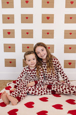 Mebie Baby Hearts Ribbed Bamboo Cozy Baby Set Made From Soft Breathable Fabric - 