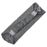 Three Little Tots Heather Gray Savior Headbands With Buttons for Masks - 