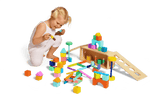 Lovevery Heirloom Quality Wooden Building Block Set for Skill Development in Kids - 
