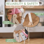 Goodevas Helper Tower Multi Functional Foldable Step Stool for Kids - Everetts Place Boutique - 