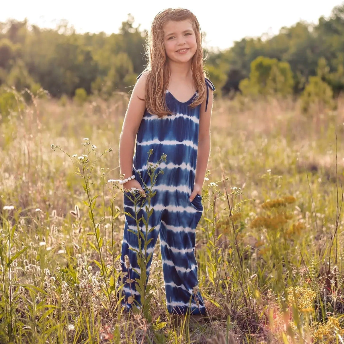 Bestaroo hema blue tie dye jumpsuit - 