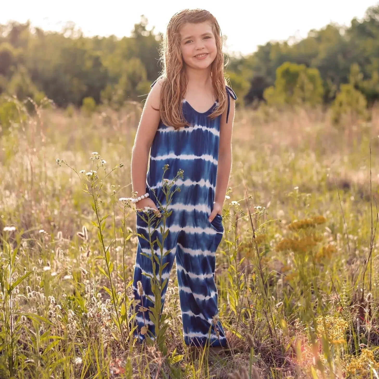 Bestaroo hema blue tie dye jumpsuit - 