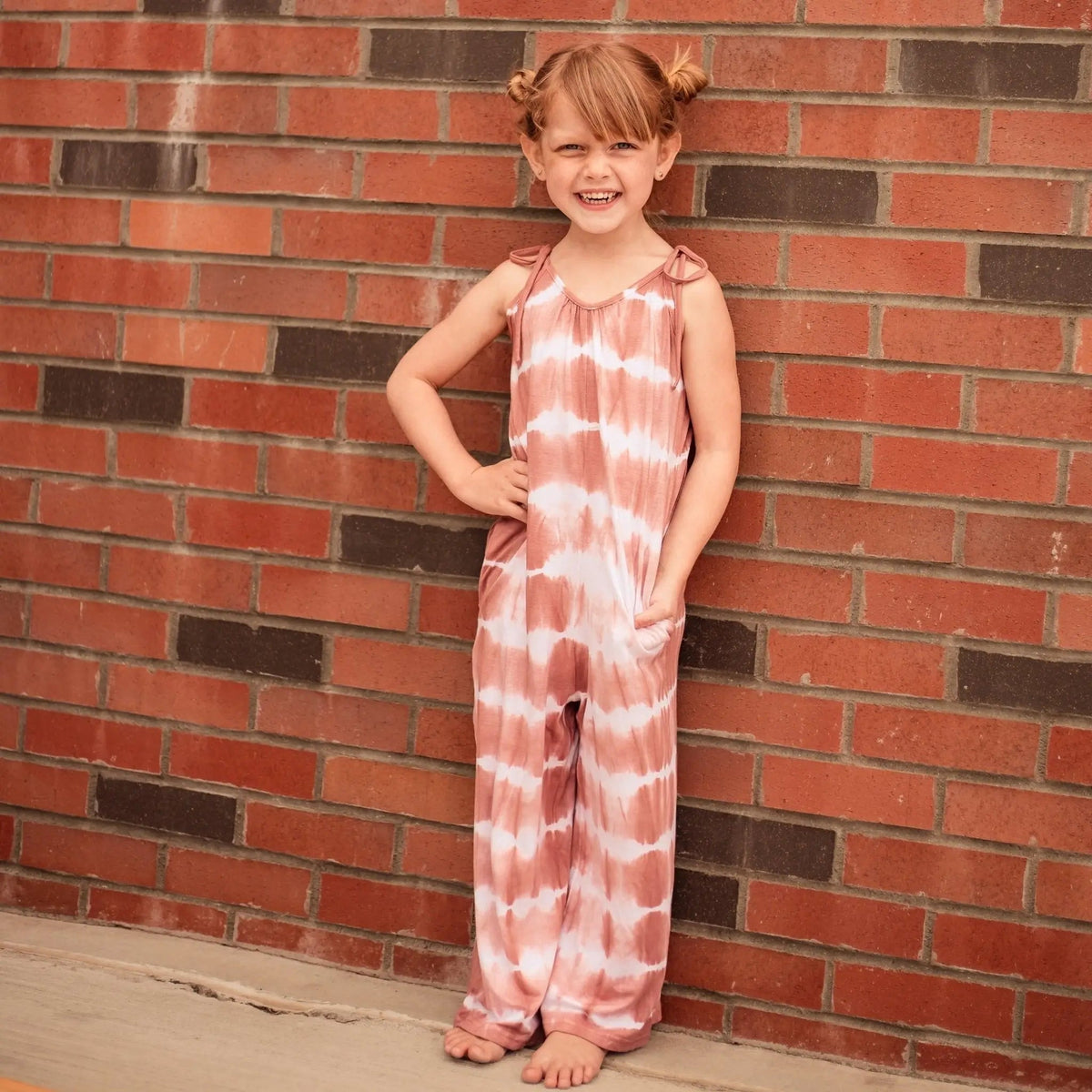 hema pink tie dye jumpsuit - Pink, One-piece garment, Blond, Child, Day Dress | Everetts Place