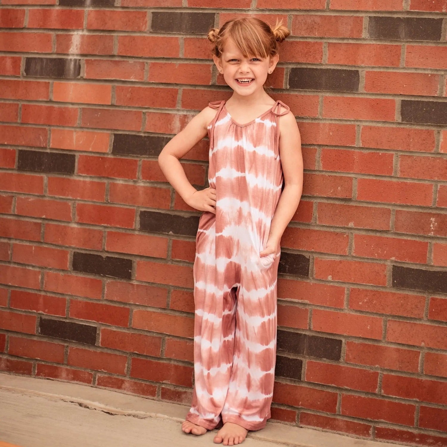 hema pink tie dye jumpsuit - Pink, One-piece garment, Blond, Child, Day Dress | Everetts Place