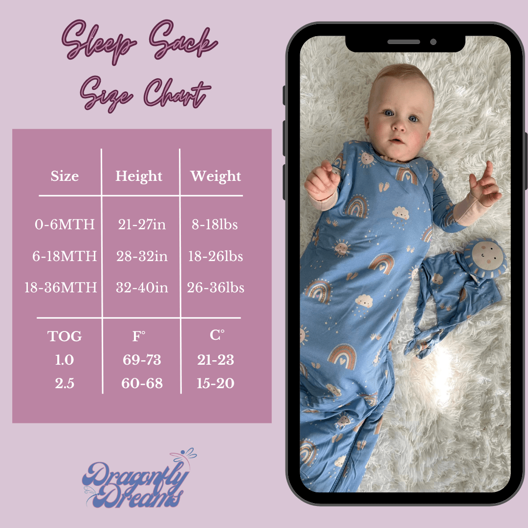 Dragonfly Dreams Bamboo Here Comes The Sun Sleep Sack