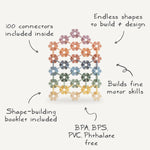 Mushie HEX Connect Building Toy Set - 