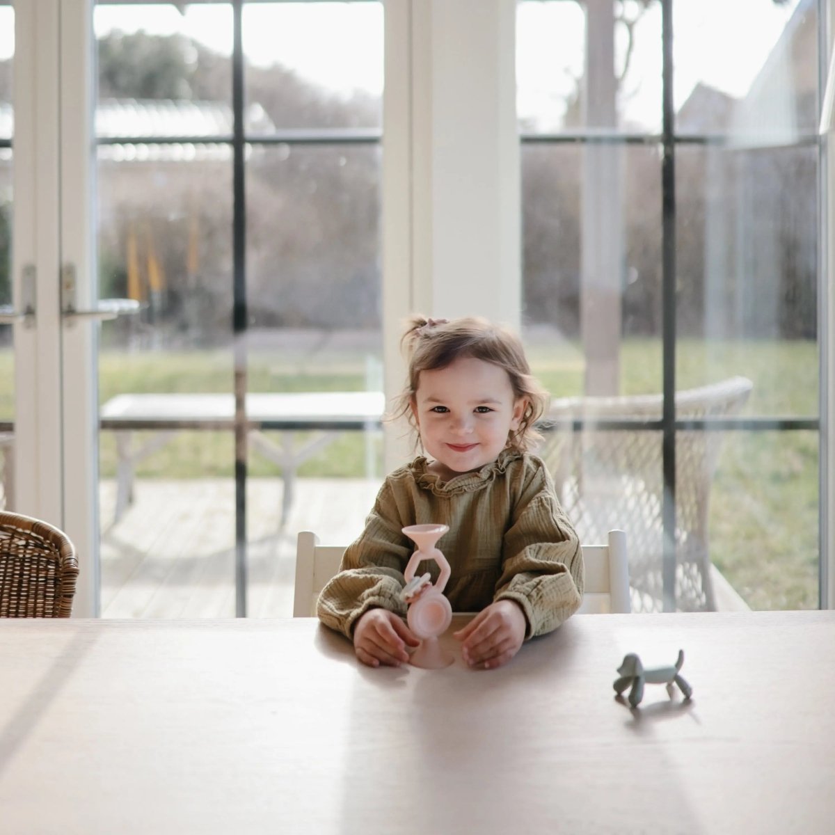 Mushie HexaPop Suction Toy for Engaging Playtime Fun and Easy Travel - 