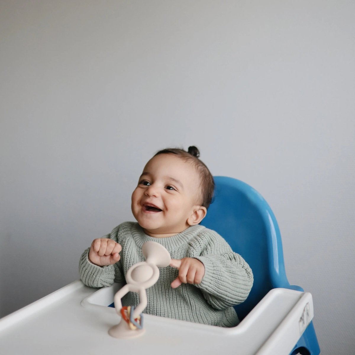 Mushie HexaPop Suction Toy for Engaging Playtime Fun and Easy Travel - 